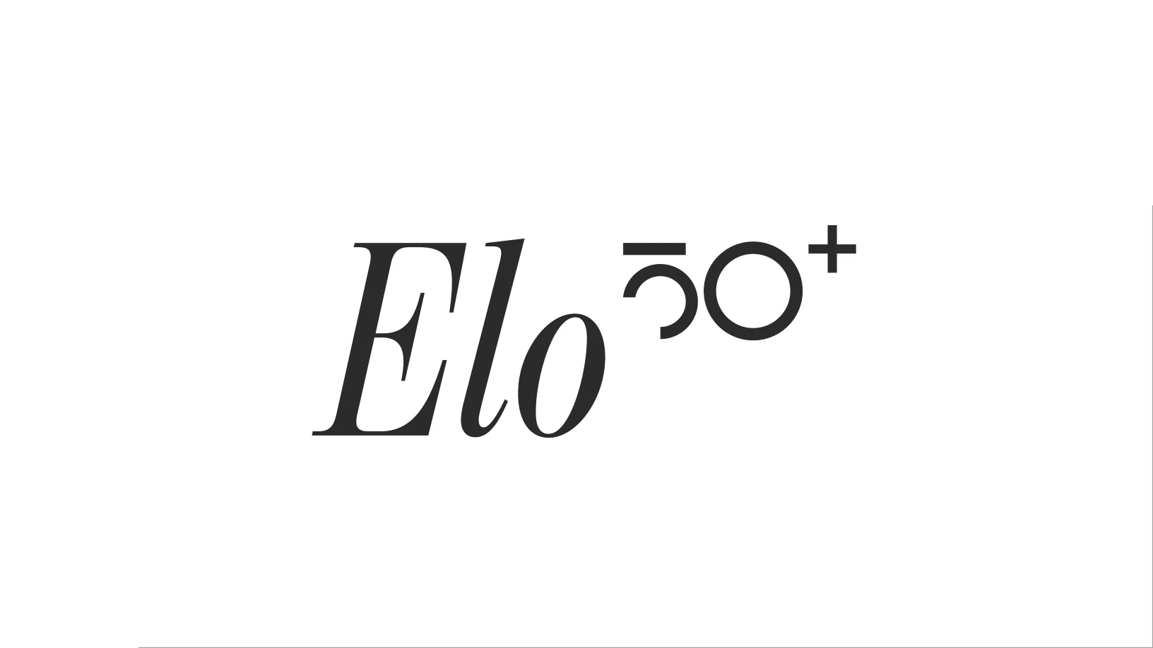 Primeira composição de assinatura Elo 50+ extraída do projeto